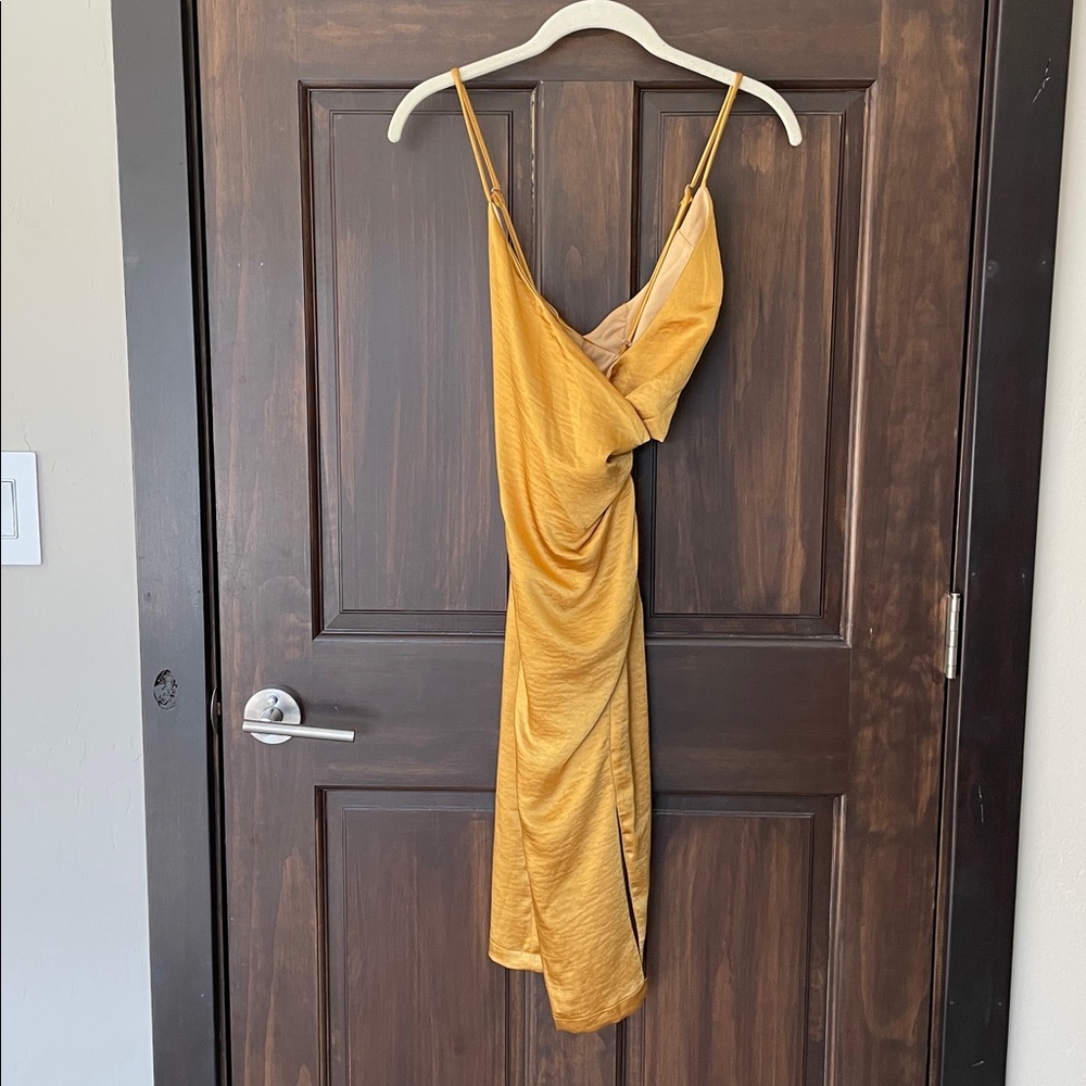 Angel Biba Gold Dress XS